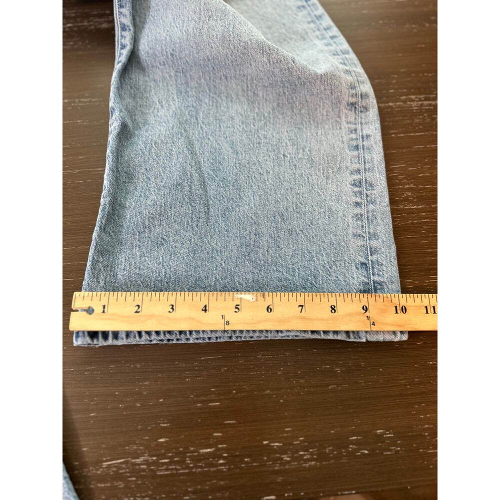 J.Crew Factory Womens 30 Full Length Slim Wide Leg Jeans High Rise Light Wash - Picture 10 of 11